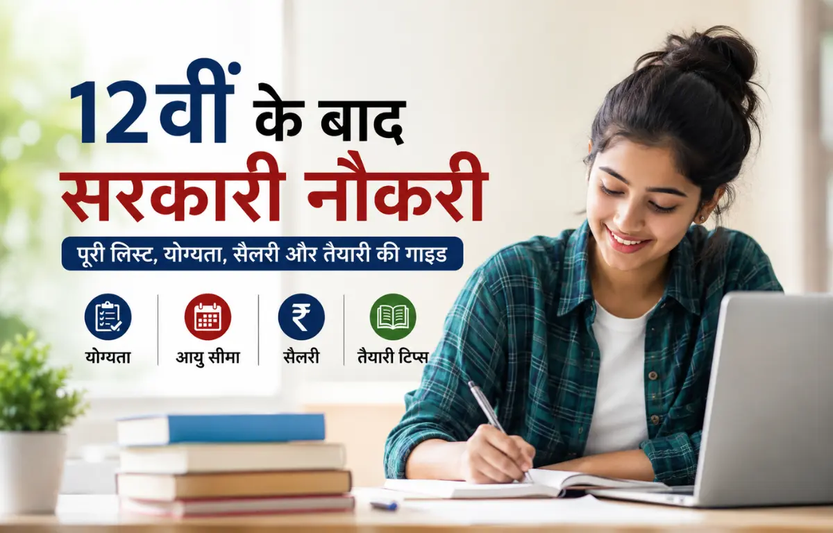 12वीं के बाद सरकारी नौकरी