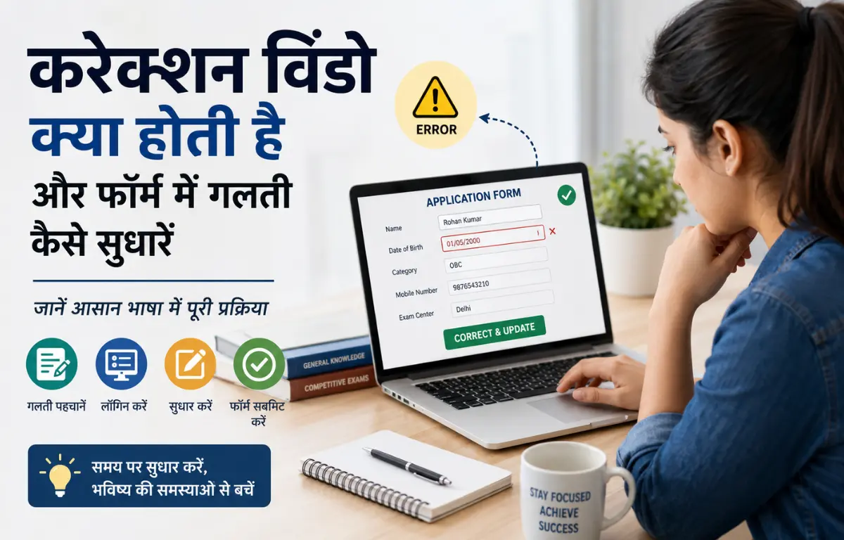 करेक्शन विंडो क्या होती है